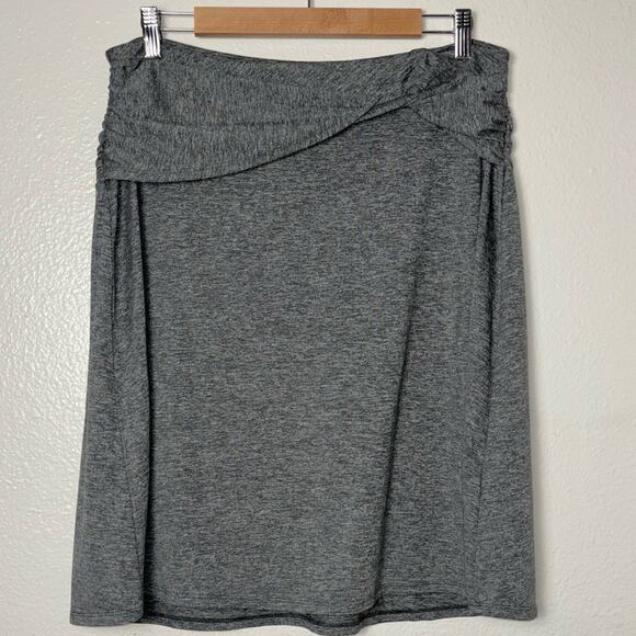 Patagonia Seabrook Skirt woman's size large Drifter Gray heathered - Picture 3 of 15